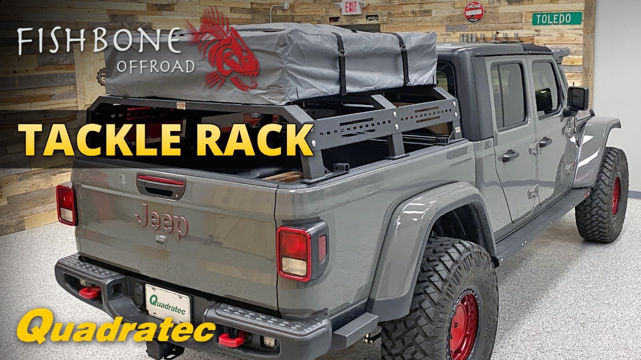 Fishbone Offroad Tackle Rack Mid Height Bed Rack Review for Jeep