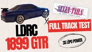 LDRC 1899 GTR RC Drift Car - Fully Upgraded with Brushless Motor and 3S Lipo Swap