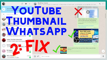 2 Solutions for YouTube Thumbnail not Showing in WhatsApp - Blurred Thumbnails Less Views