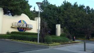 USJ 車で駐車場へ 20160910