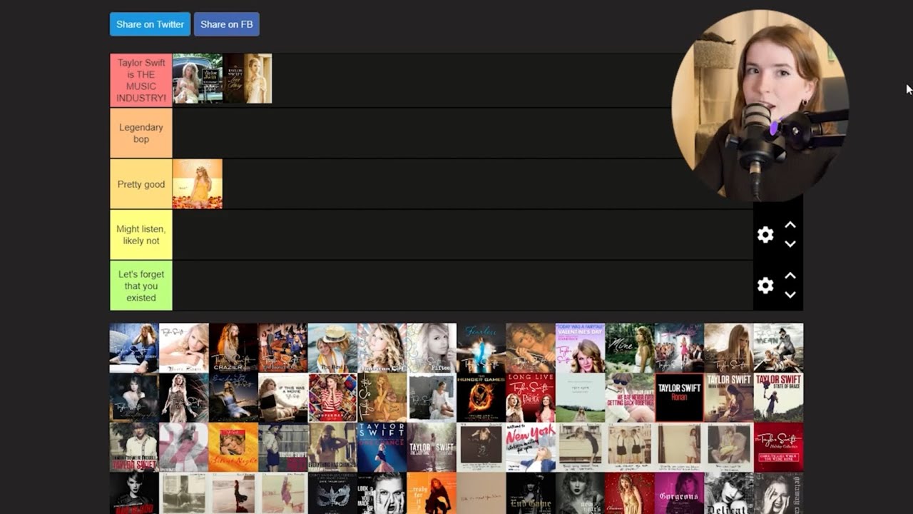 ASMR Ranking Taylor Swift Singles | lotssss of whispering