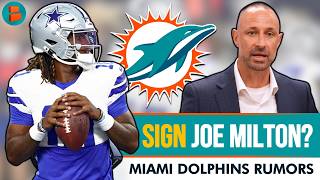 Miami Dolphins Rumors: Jon-Eric Sullivan NEEDS To Sign Joe Milton!