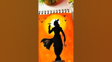 Shree Krishna Drawing #shorts #drawing #art #krishna #krishnadrawing #shortsfeed