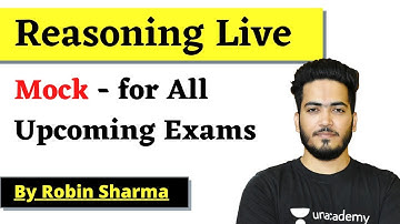 📢 Live Mock Reasoning | Quick Solution | By Robin Sharma