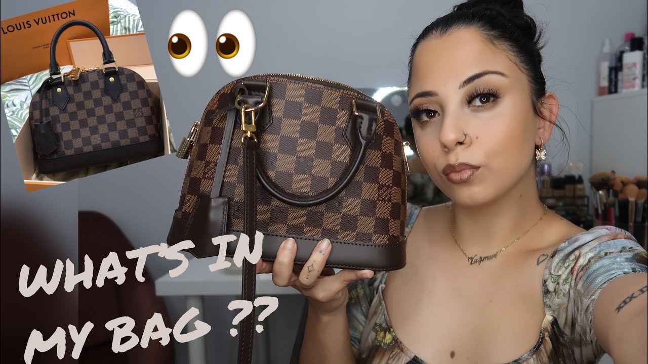 LOUIS VUITTON ALMA BB REVIEW & WHAT'S IN MY BAG?!