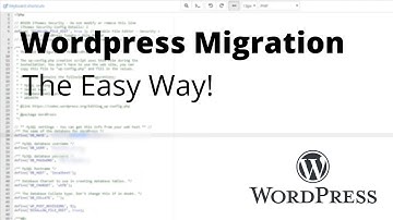 Wordpress Migration – the easy way.