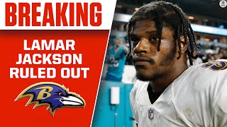Ravens QB Lamar Jackson RULED OUT against Browns due to injury | CBS Sports HQ