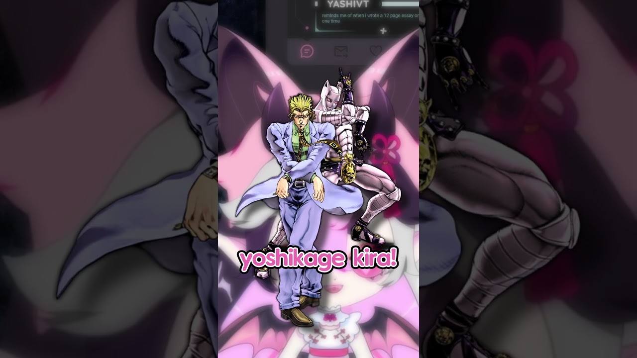 kira's no 1 fan #shorts #vtuber #jojosbizzareadventure