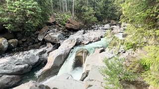 Granite Falls Fish Ladder: Summer Solstice Light (2)