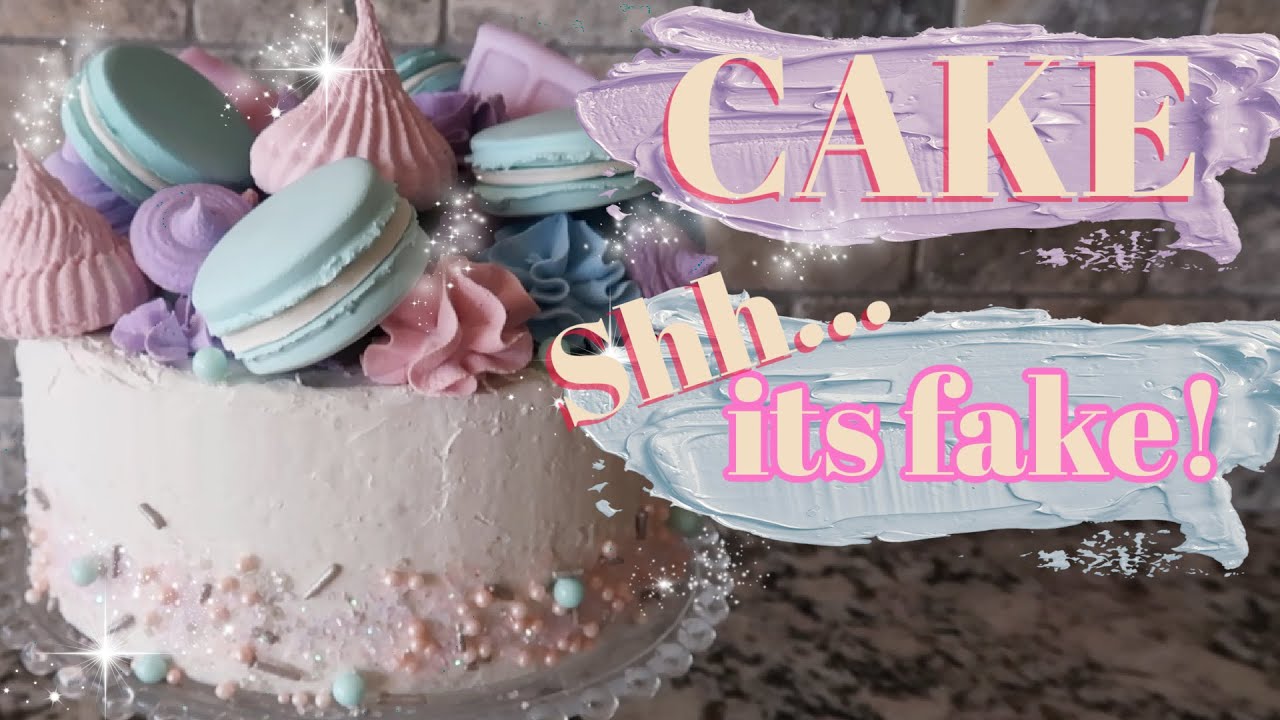 FAKE CAKE DIY TUTORIAL! YouTube