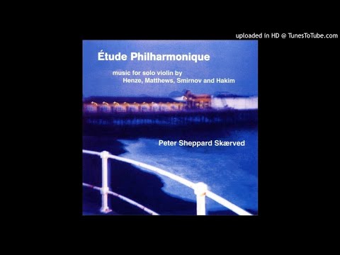 Hans Werner Henze (b.1926) - Etude Philharmonique (c.1979)