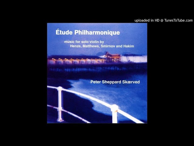 Hans Werner Henze (b.1926) - Etude Philharmonique (c.1979)