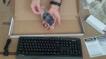 Розпакування Комплект бездротовий A4Tech FG1010 Grey (4711421943512) з Rozetka