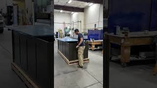 Automatic Countertop Door #hiddendoorstore #hiddendoors