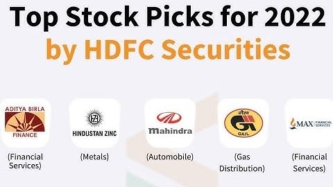 HDFC SECURITIES TOP SHARES PICKS TO BUY FOR 2022 | WHICH STOCK TO BUY FOR 2022 | QUALITY STOCKS 2022