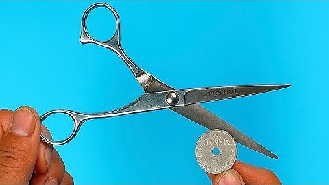 Sharpen Scissors Razor Sharp in Just 1 Minute – No Tools Needed!