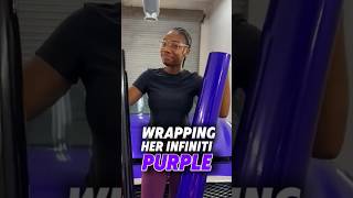 Would You Hire Her To Wrap Your Car?🤔
