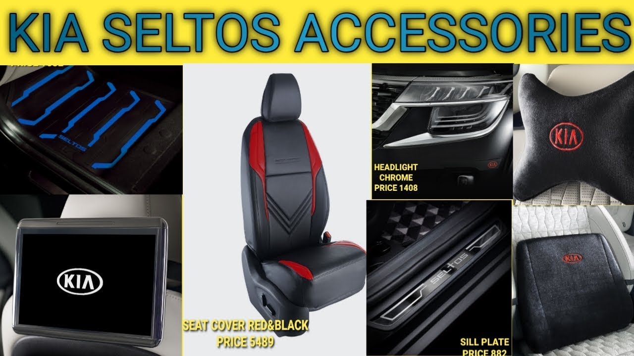 Kia Seltos Accessories🔥GENUINE ACCESSORIES WITH PRICE🔥 - YouTube
