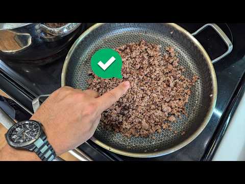 The NEW and IMPROVED way to cook ground beef for maximum flavor I bet you didn't know this