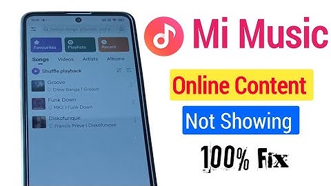 Mi Music Online Video audio Not Working | Mi Music Not Playing | HyperOS