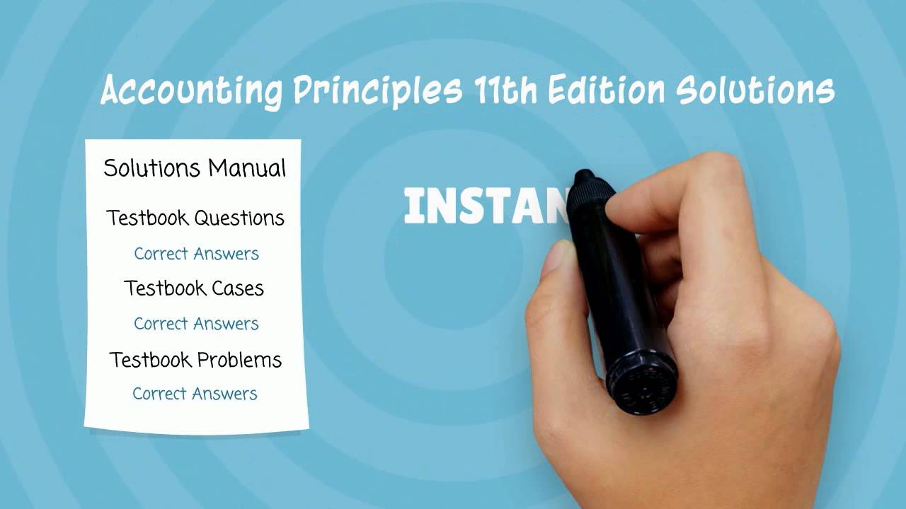 Accounting Principles 11th Edition Solutions