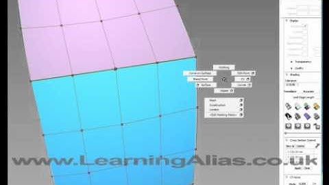 Autodesk Alias Tutorial Preview "Positional Influence Preview" (unofficial)