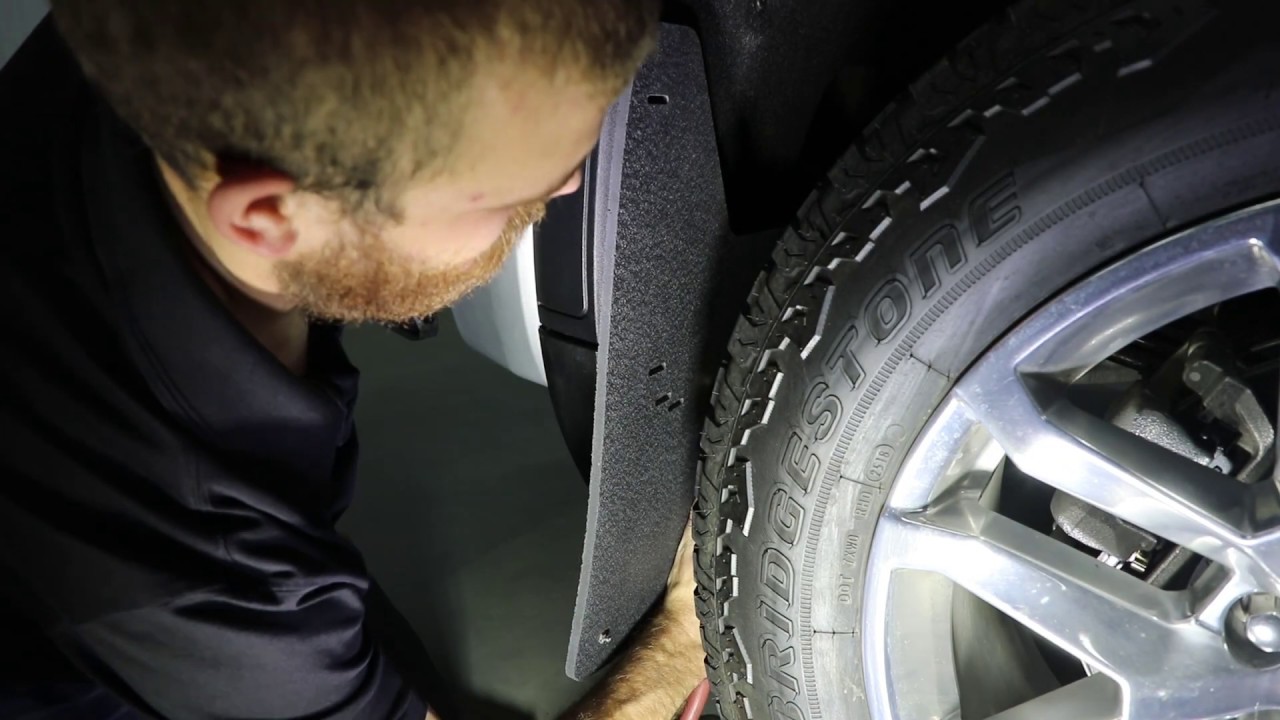 2019-ON GMC 1500 - Rear ROCKSTAR™ Splash Guard Mud Flap Install Video