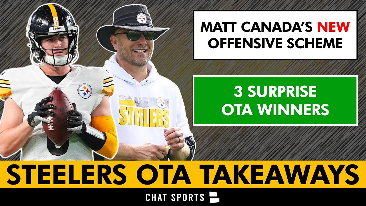 Pittsburgh Steelers OTA Takeaways Matt Canada’s NEW Offensive Scheme