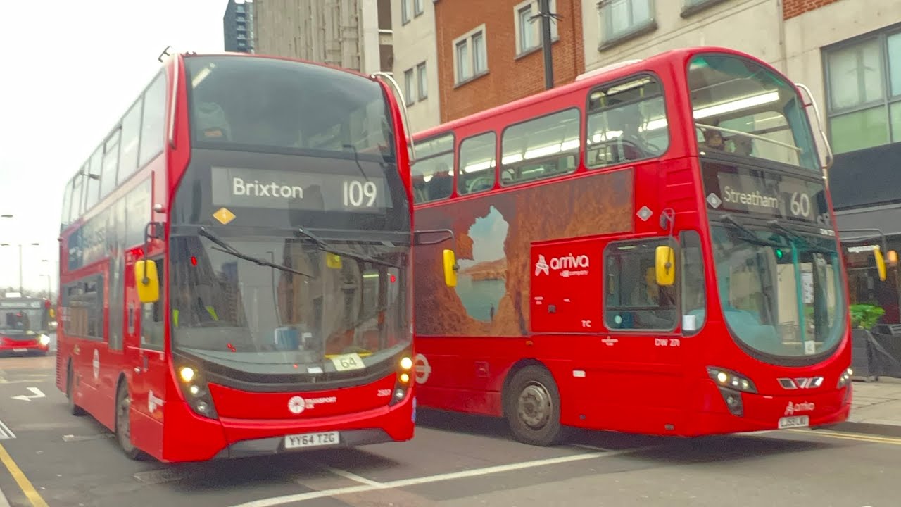 Buses at Croydon Town Centre (13/2/25)