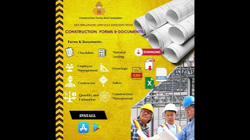 construction forms and templates