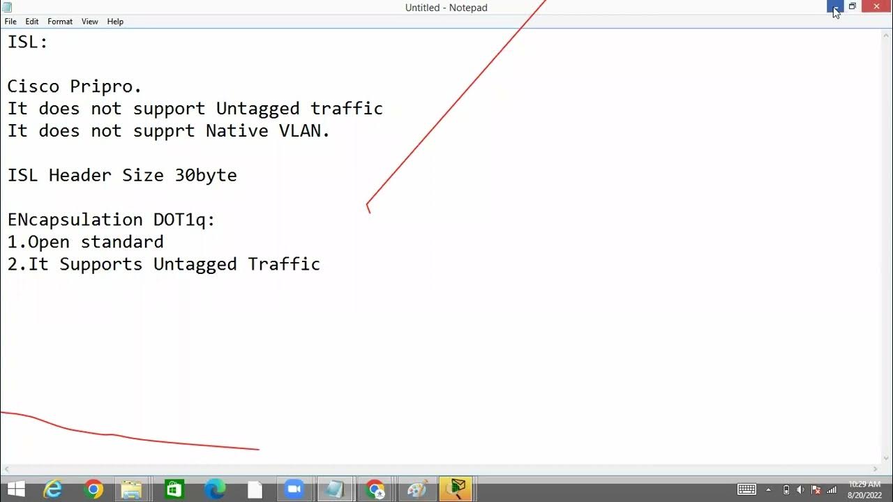 SwitchingPart 3 Trunk Protocol ISL Dot1q Learn Network