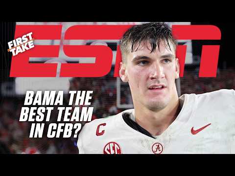 ‘Ty Simpson is next level!’ - Stephen A. says Alabama has potential to be a No. 1 team | First Take