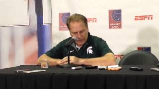 Tom Izzo breaks down Michigan State's loss to Kansas