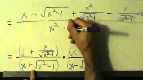 Calculus I - Derivative of Inverse Hyperbolic Cosine Function arccosh(x) - Proof