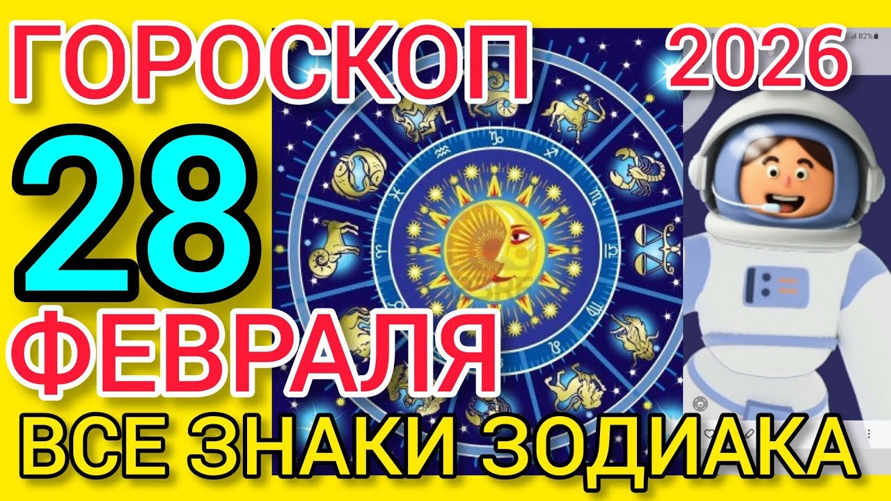 ГОРОСКОП на 28 ФЕВРАЛЯ 2026,для ВСЕХ ЗНАКОВ ЗОДИАКА 
