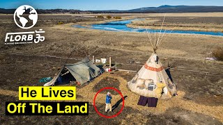 His Secret to a True Nomadic Lifestyle is a Teepee by FLORB 285,918 views 10 months ago 12 minutes, 17 seconds