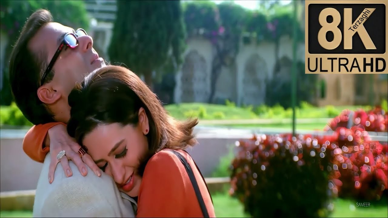 8K Remastered—Raat Ko Aaoonga Mein 4K Video Song   Dulhan Hum Le Jayeng  Salman Khan  Karisma Kapoor