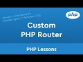 Custom php oop router without php libraries