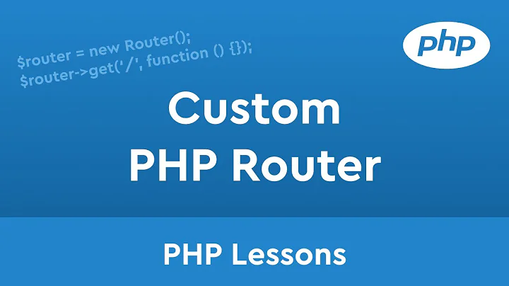 Custom PHP Router without PHP libraries | MVC PHP Routing