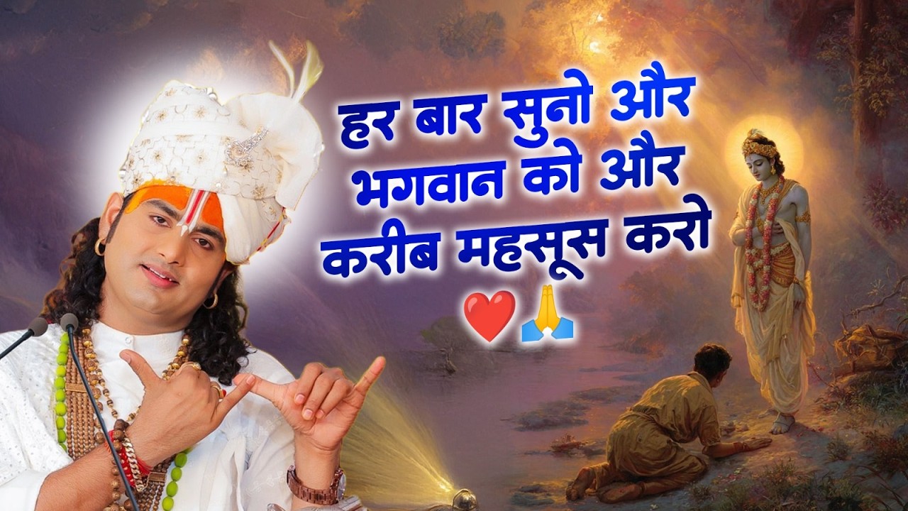 हर बार सुनो और भगवान को और करीब महसूस करो ❤️🙏  श्री अनिरुद्धाचार्य जी भजन