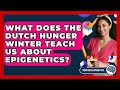 What Does The Dutch Hunger Winter Teach Us About Epigenetics? - Brain Development Hub