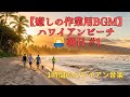 【癒しの作業用BGM】 ハワイアンビーチ 🌅 朝日 #1 1時間のハワイアン音楽 🌺 リラックスBGM