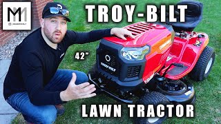 Troy-Bilt 42' Lawn Tractor - The Perfect Solution for Maintaining Your Lawn