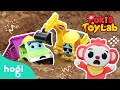 Emergency, Go Giant truck team! | Truck Song | Poki's Toy Lab | Toy Review | Play with Hogi