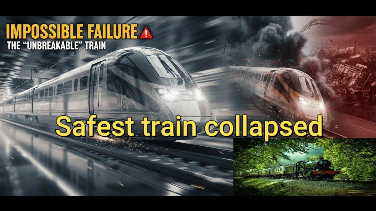 How the World’s Safest Train Collapsed in Seconds?#trainfails #traincrashes #TrainDisaster