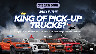 Best 4x4 Pickup Trucks of 2024 | Top 5 Ranking Comparison | Philippines