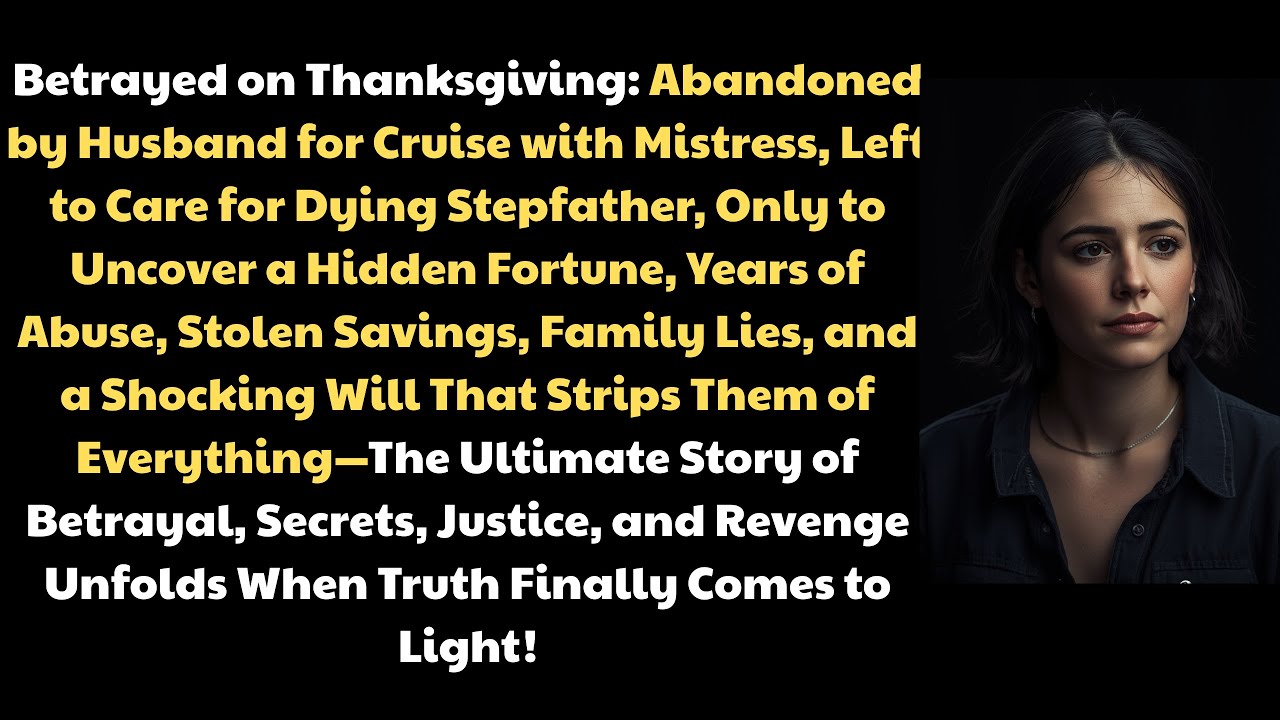 Thanksgiving Betrayal: Husband’s Cruise Affair Exposed as Dying Stepfather Reveals Dark Secrets