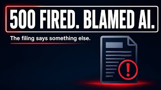 This Company Fired 500 People and Blamed AI. The Filing Tells a Different Story.