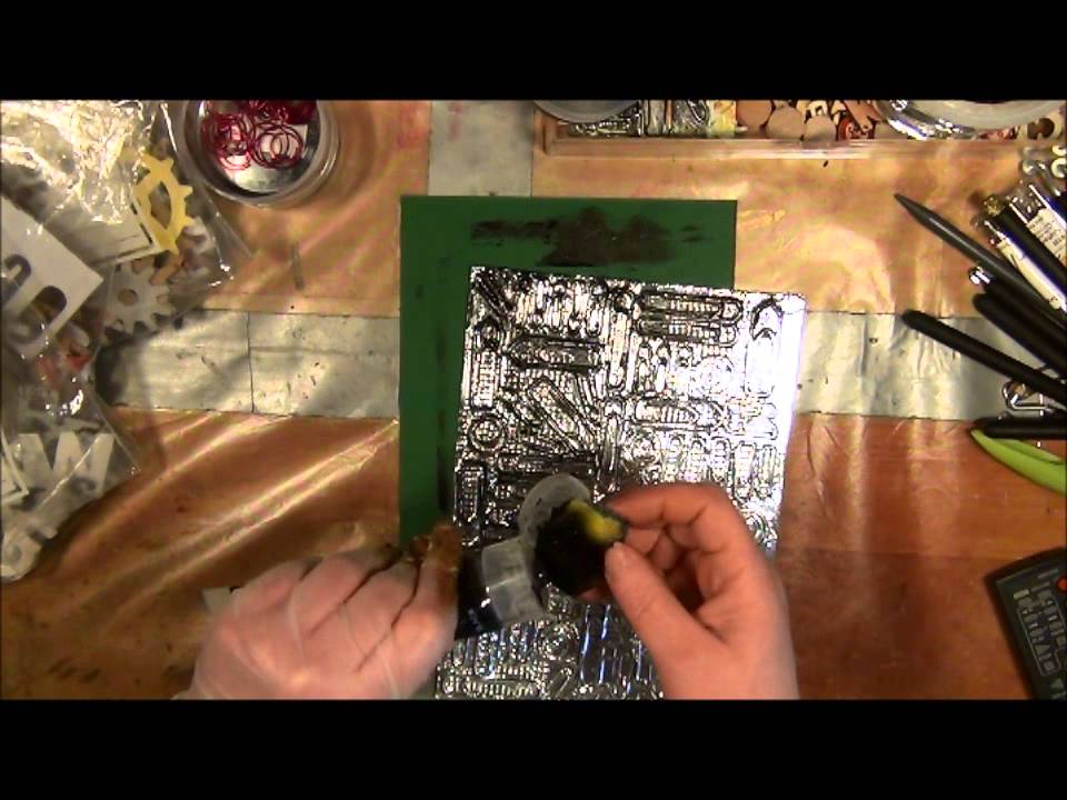 HOW TO make Faux Metal Book Corners