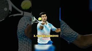 Top 10 Greatest Tennis Players 🎾 of all time. #top10 #tennis #federer #nadal #djokovic #viral #short